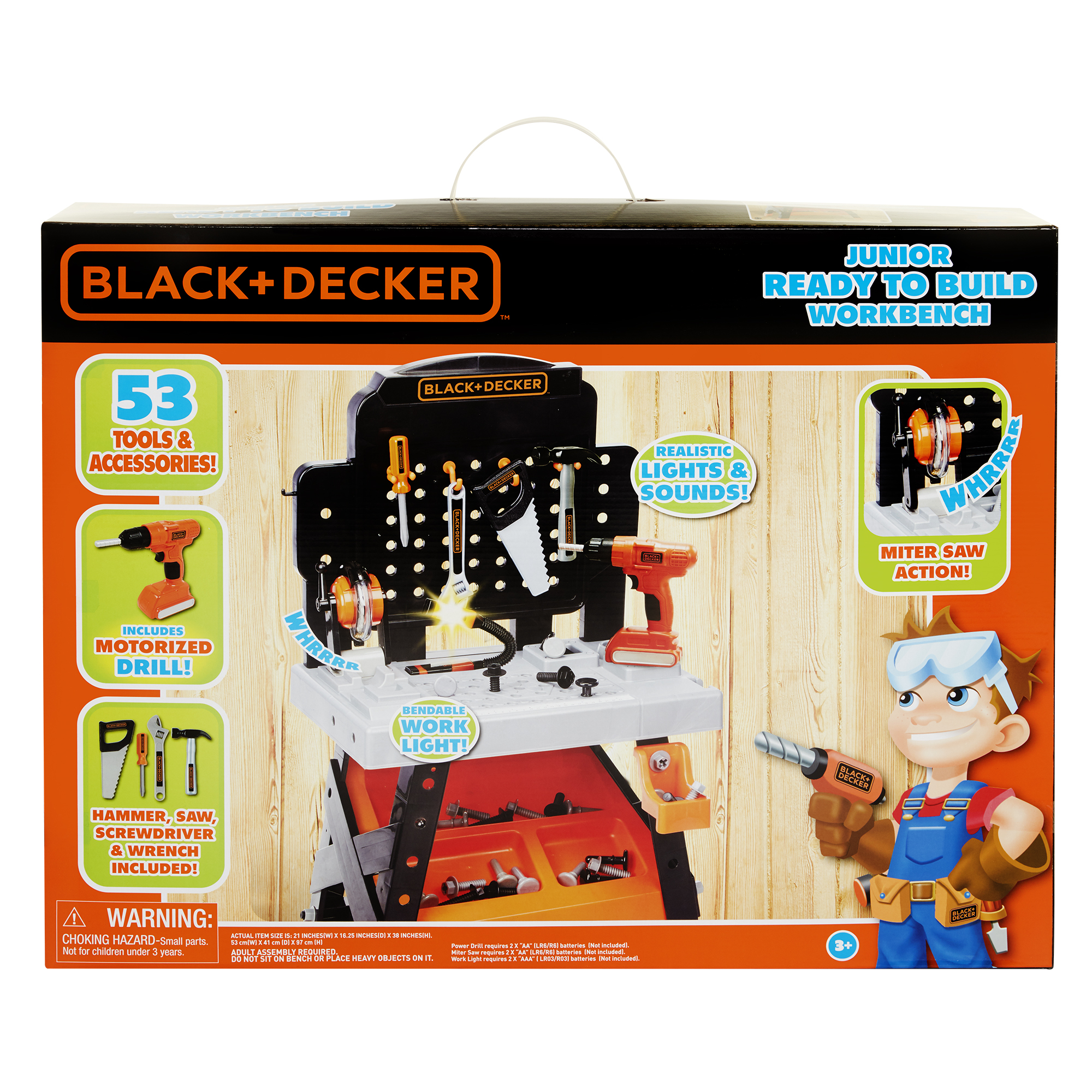 Black + Decker Junior Tools from Jakks Pacific 