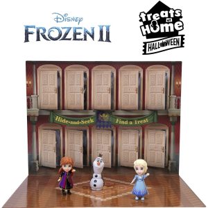 Disney Frozen 2 Halloween Hide-and-Seek Game w/ 10 Dolls