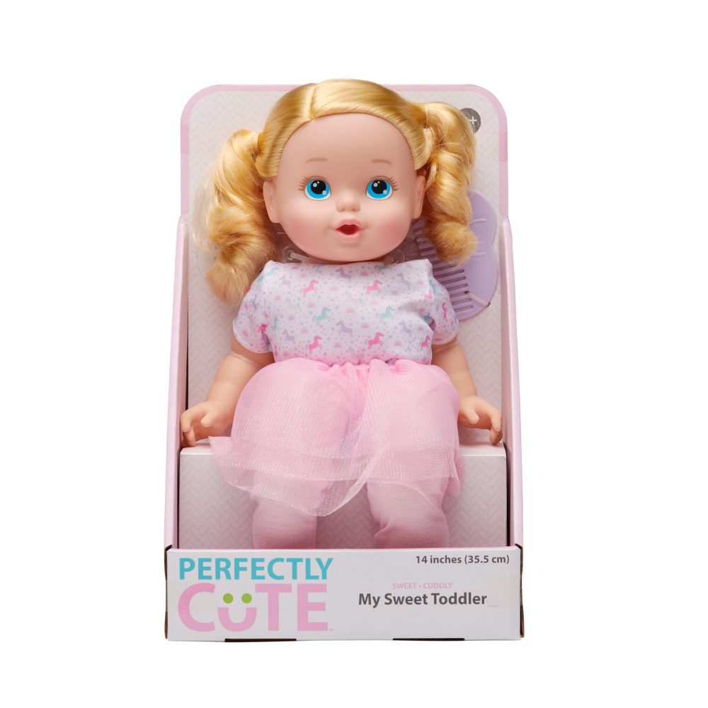 14" My Sweet Toddler Girl Doll Blonde - Blue Eyes
