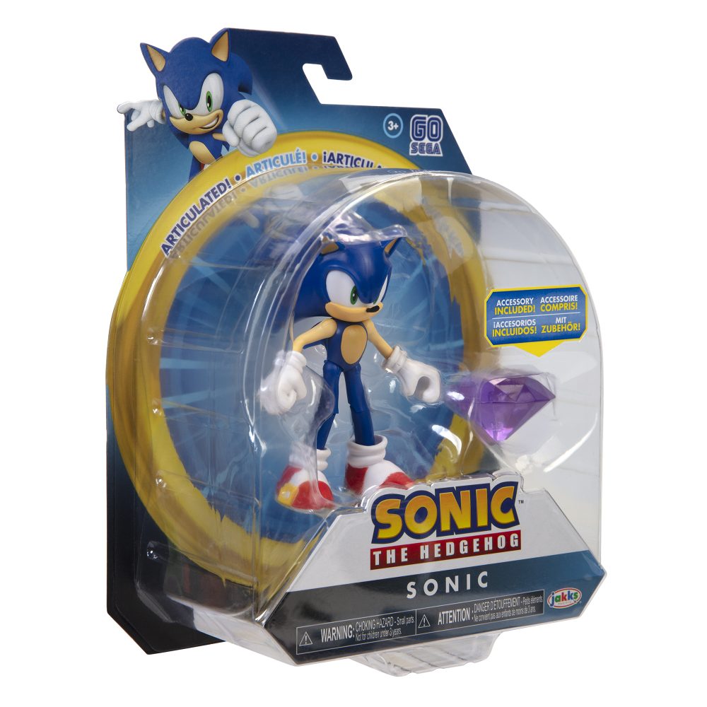 Sonic with Chaos Emerald 4-inch Figure - JAKKS Pacific