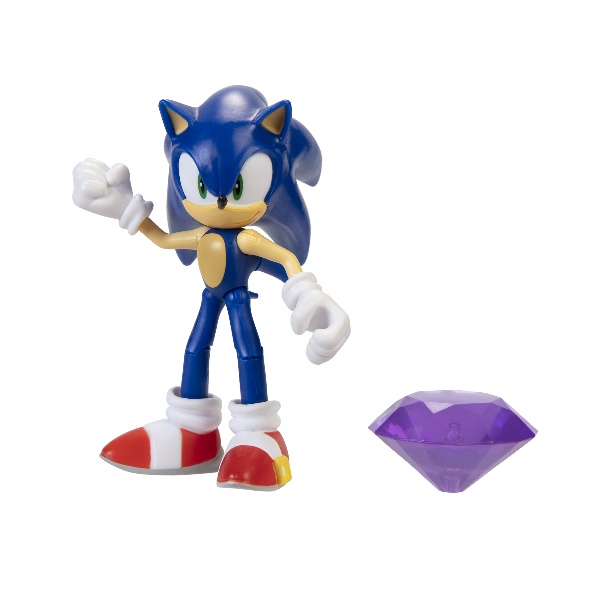 4" Articulated Figures w/ accessory Wave 3 (Sonic w/ Chaos Emerald)