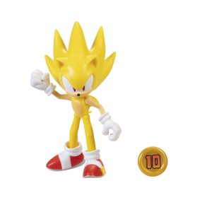 4" Articulated Figures w/ accessory Wave 3 (Super Sonic w/ Super Ring)