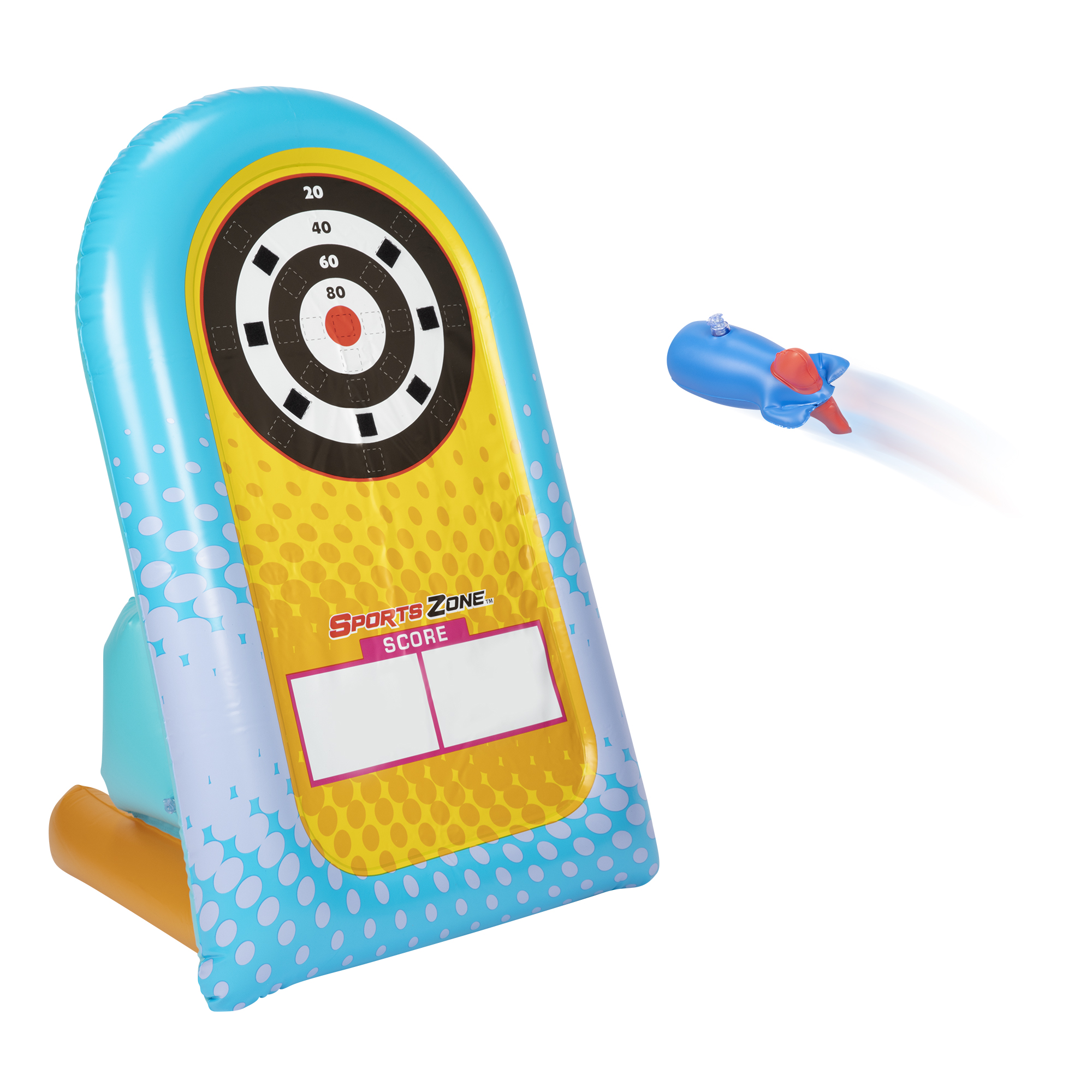 Sports Zone Darts Lawn Game Inflatable Set