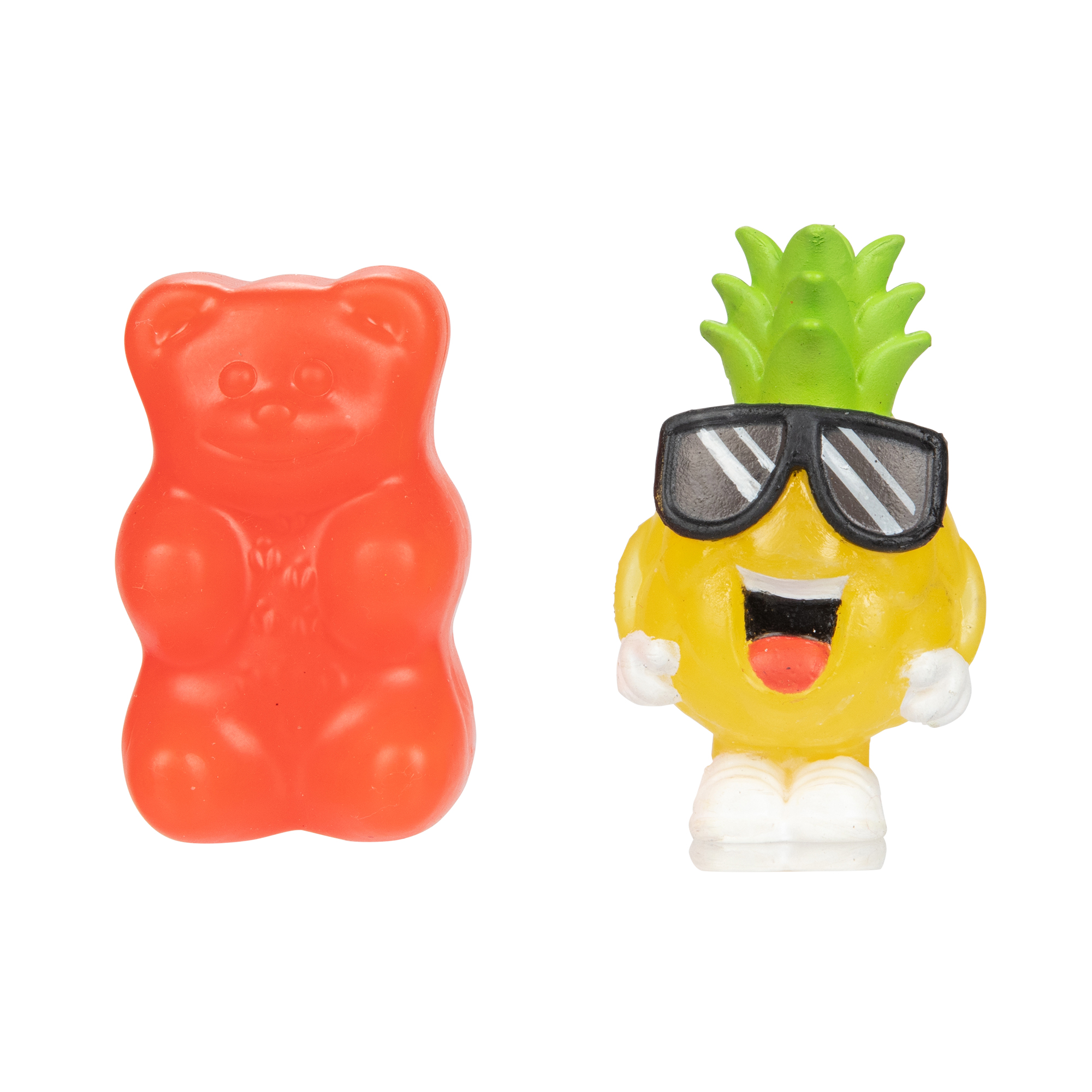 Red Gummi Bear & Pineapple Figure 2 Packs