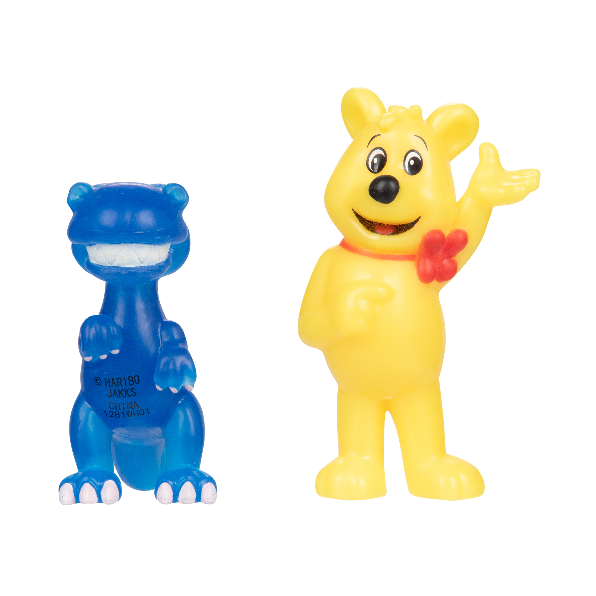 Goldbear arm raised/pointing & Blue Dinosaur Figure 2 Packs