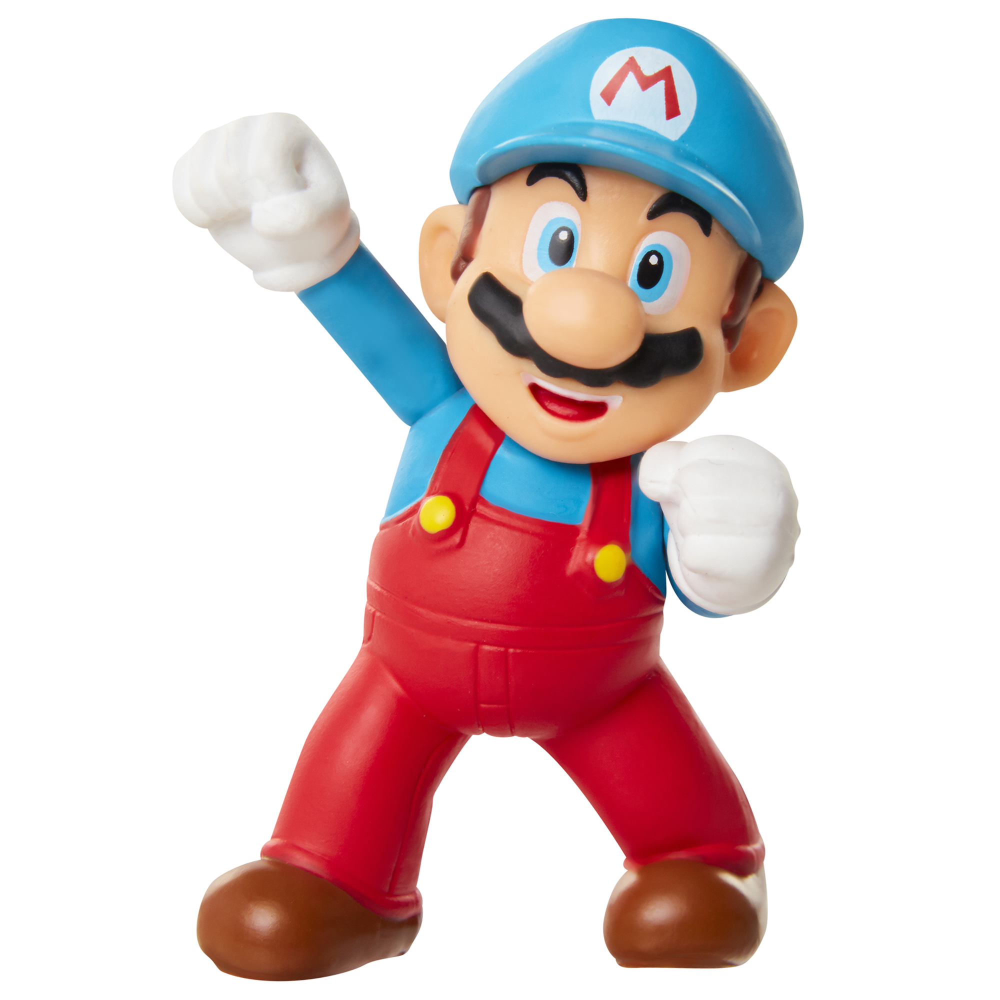 Super Mario Articulated Action Figure 2.5″ Ice Mario Fist Bump