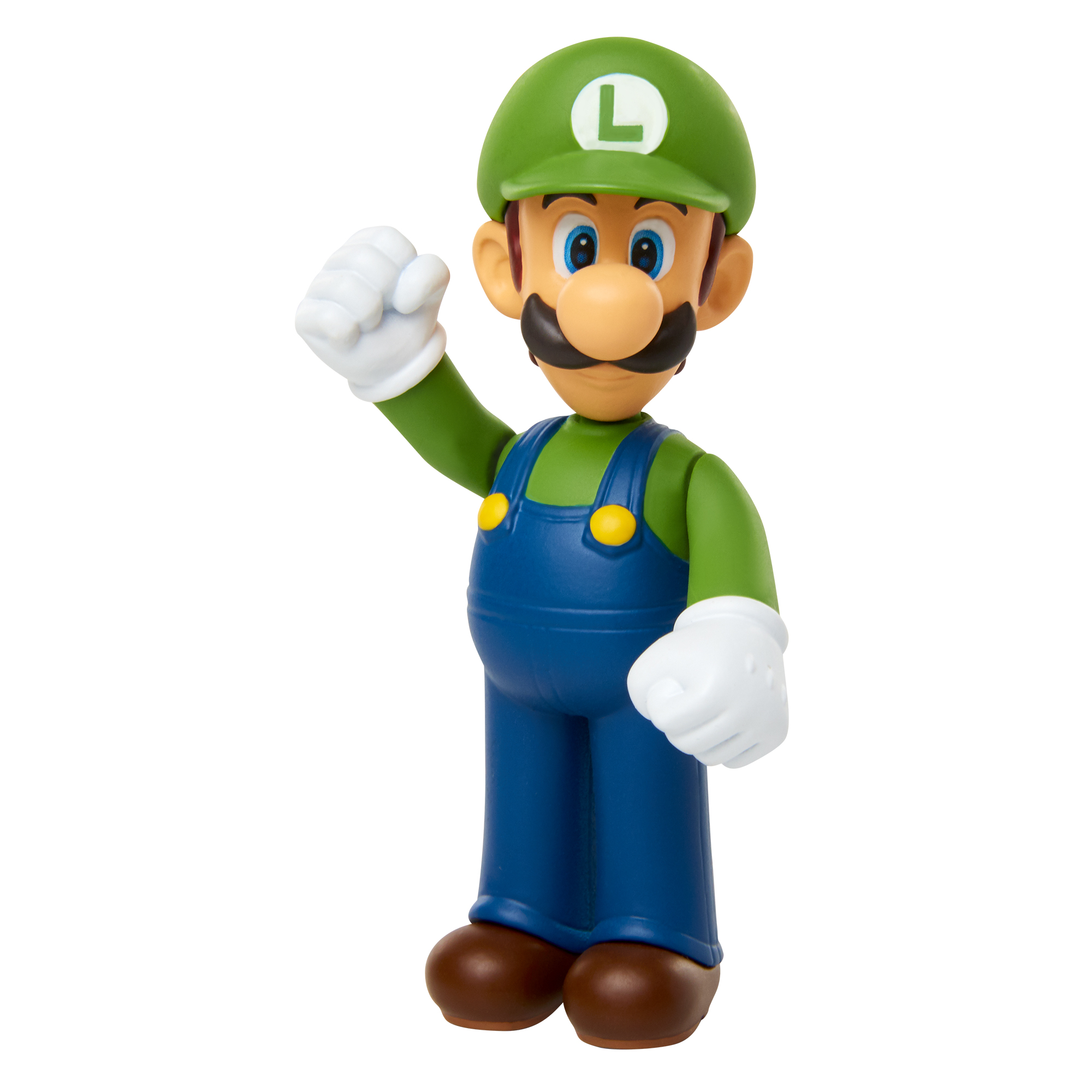 Super Mario Articulated Action Figure 2.5″ Standing Luigi