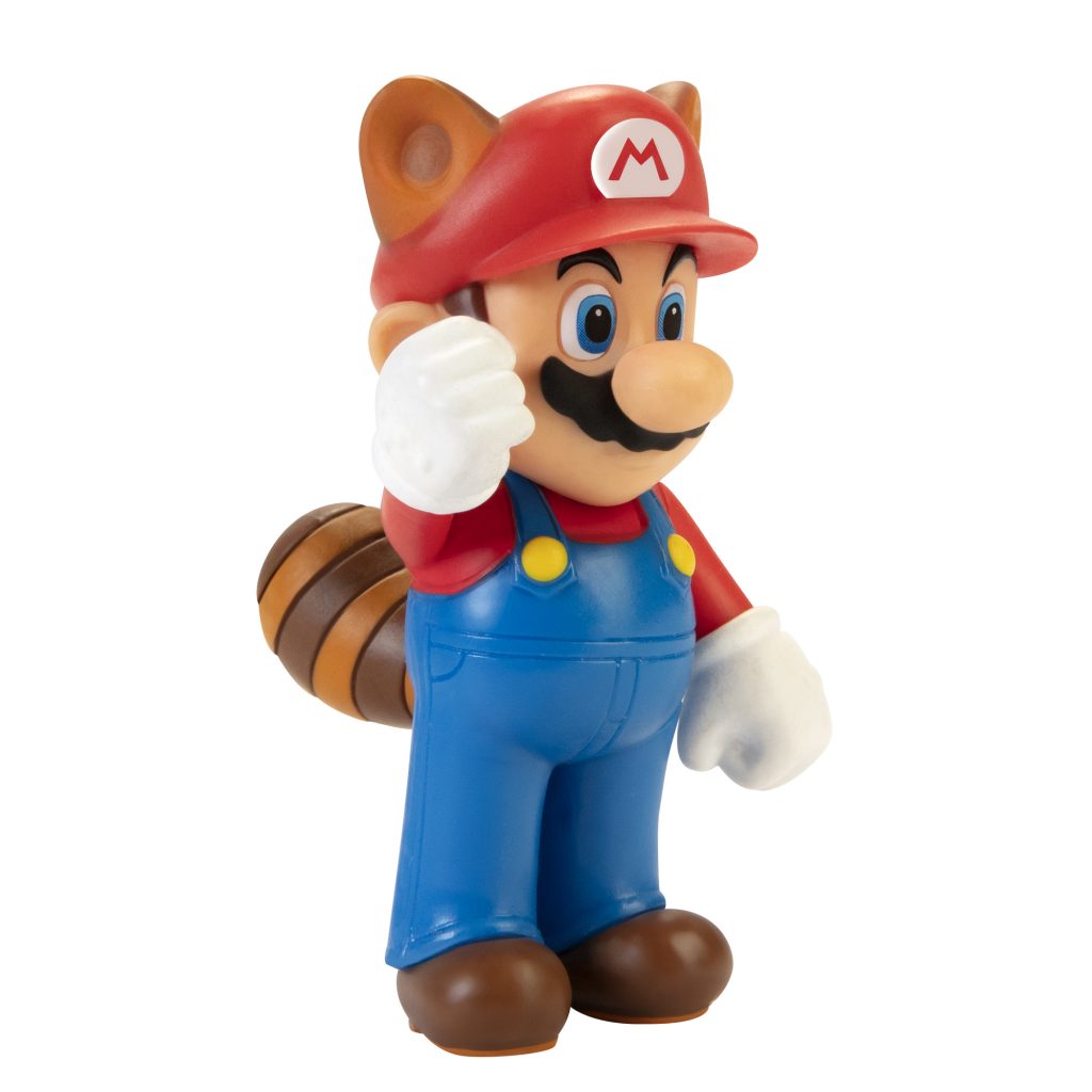 Super Mario Articulated Action Figure 2.5″ Raccoon Mario