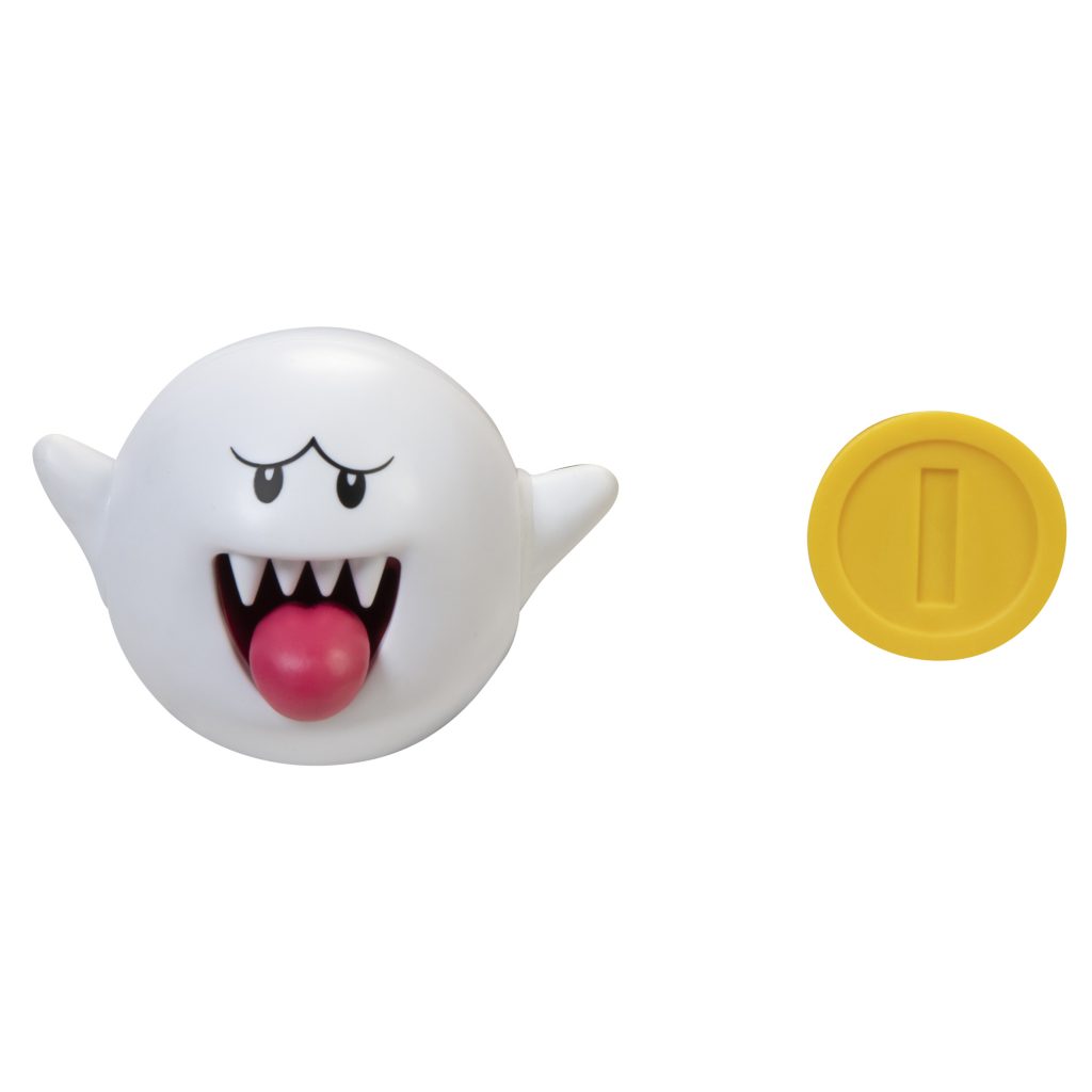 Super Mario Articulated Action Figure 4″ Boo w/ Coin Wave 23