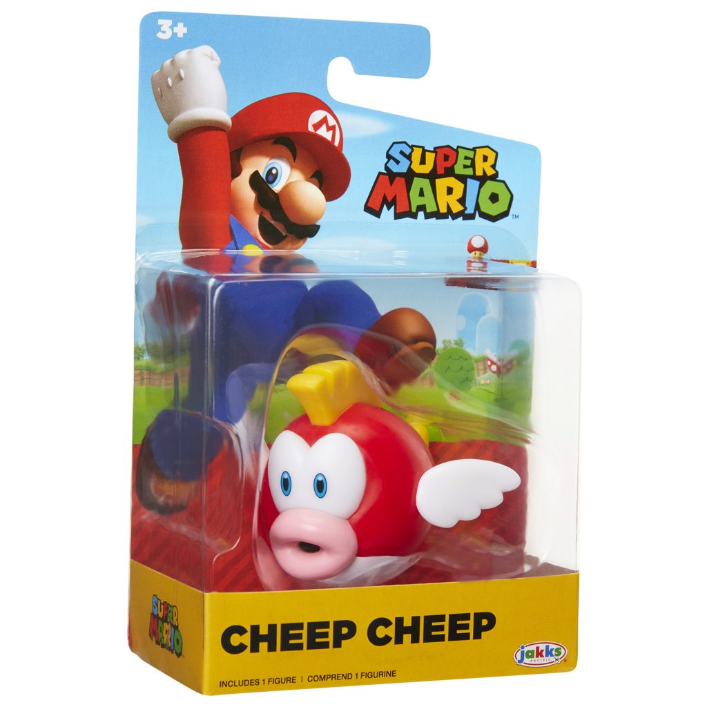 Super Mario Articulated Action Figure 2.5″ Cheep Cheep