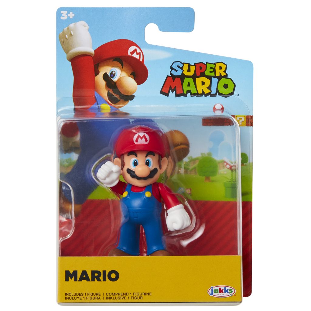 Super Mario Articulated Action Figure 2.5″ Standing Mario