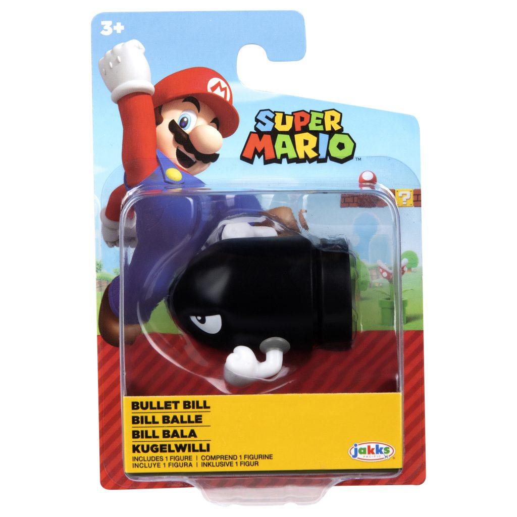 Super Mario Articulated Action Figure 2.5″ Bullet Bill
