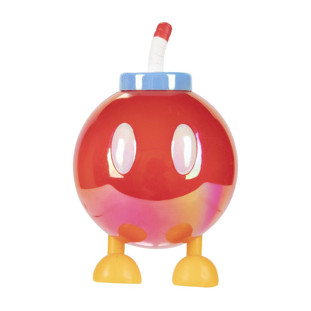 Super Mario Articulated Action Figure 2.5″ Red Bob-Omb