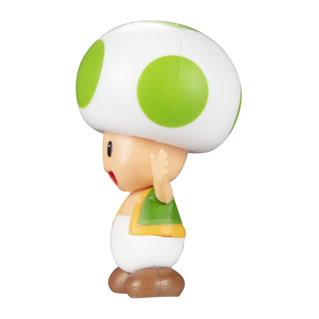 Super Mario Articulated Action Figure 2.5″ Green Toad
