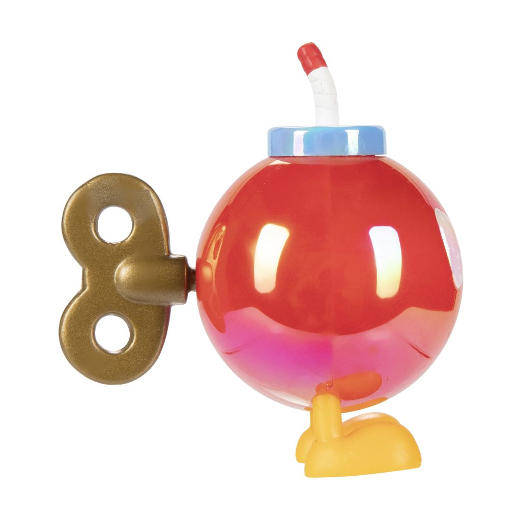 Super Mario Articulated Action Figure 2.5″ Red Bob-Omb