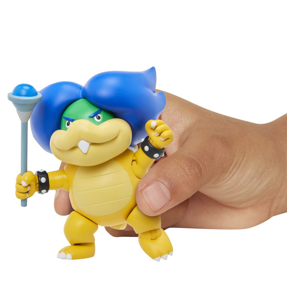 Super Mario Articulated Action Figure 4″ Ludwig Von Koopa w/ Wand Wave 19