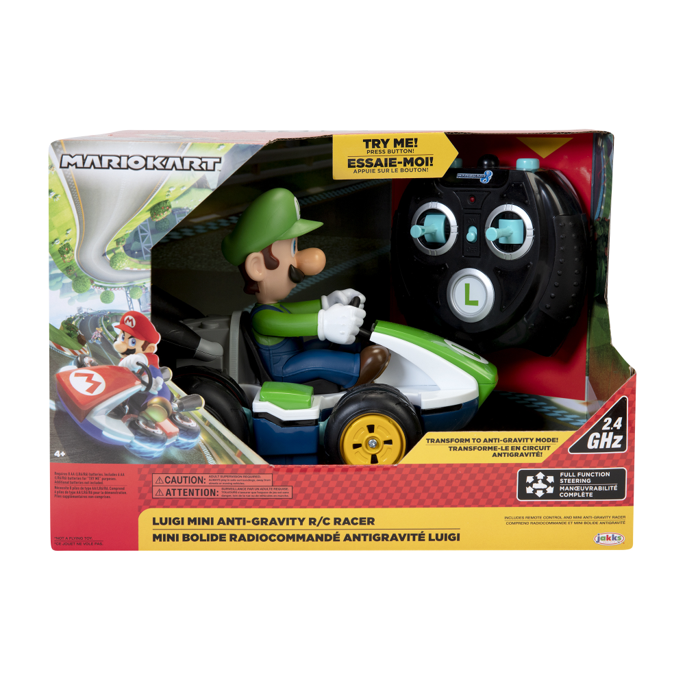 Super Mario Mini Anti-Gravity R/C Racer with Luigi