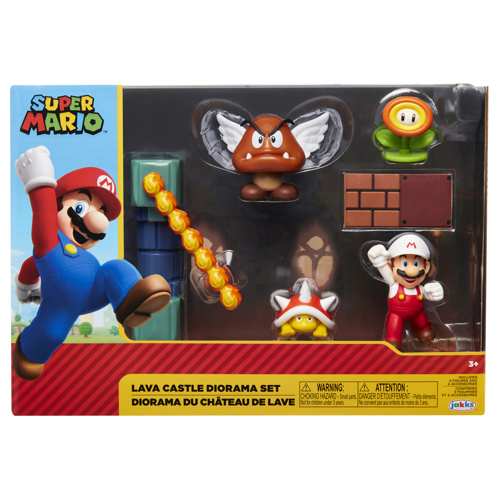 Super Mario 2.5" Lava Castle Diorama