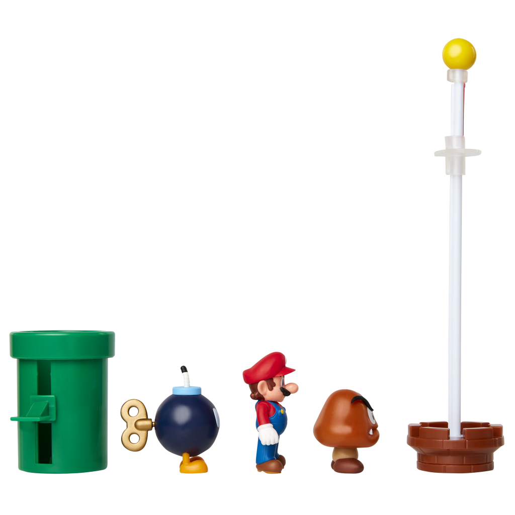 Super Mario 2.5" Acorn Plains Diorama