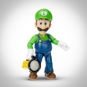 The Super Mario Bros. Movie 5” Luigi Figure with Flashlight Accessory