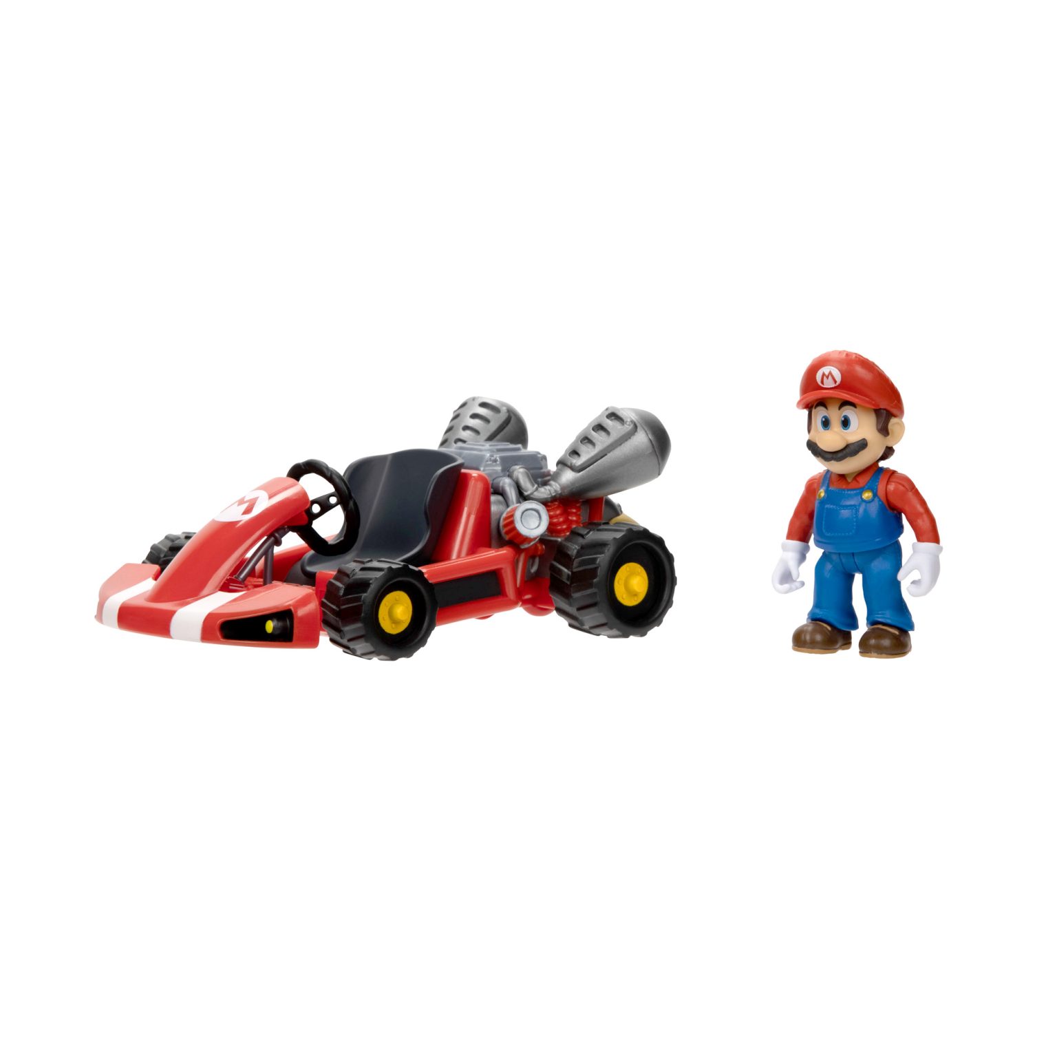 The Super Mario Bros. Movie 2.5” Figure with Pull Back Racer Mario