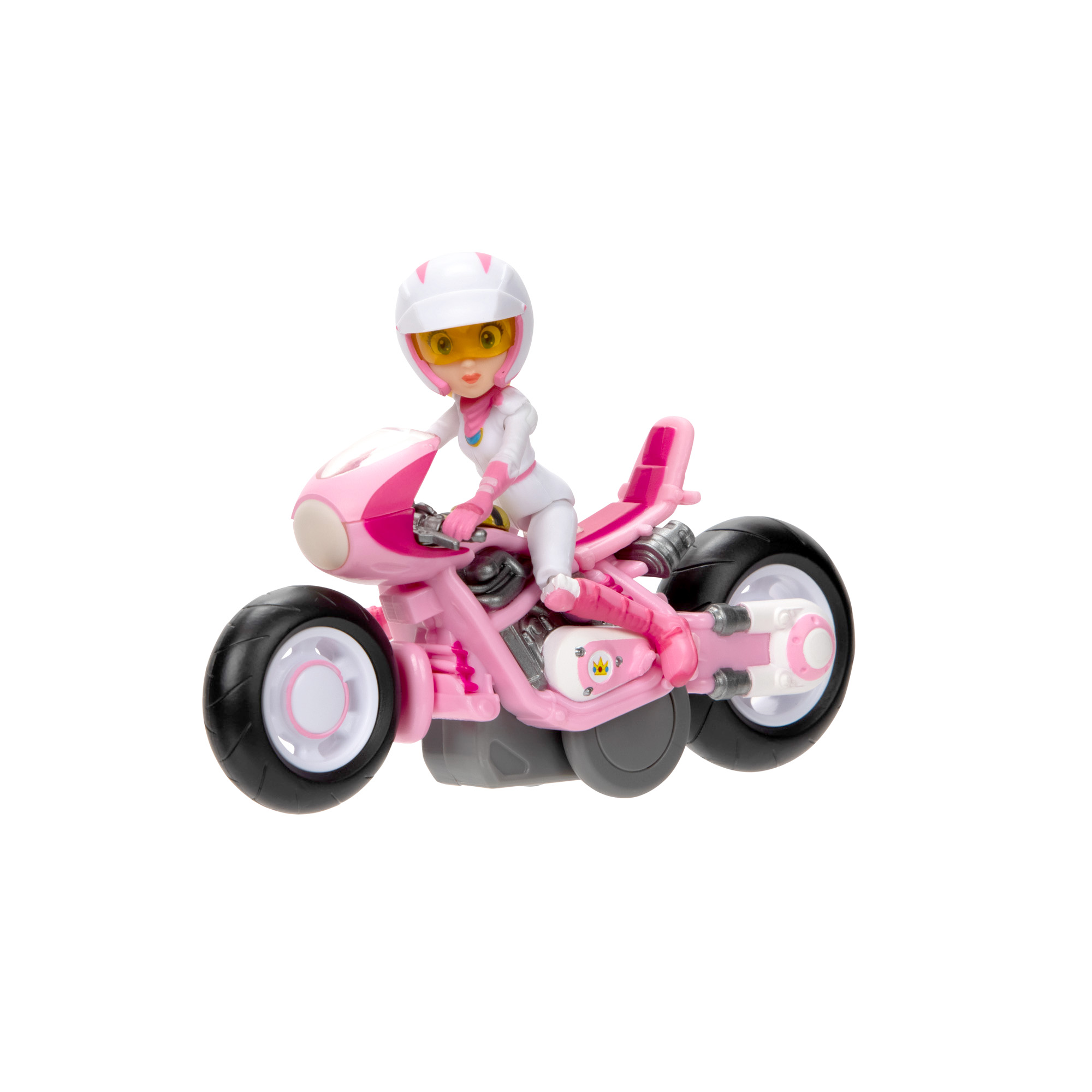 2.5” Peach Figure with Pull Back Racer