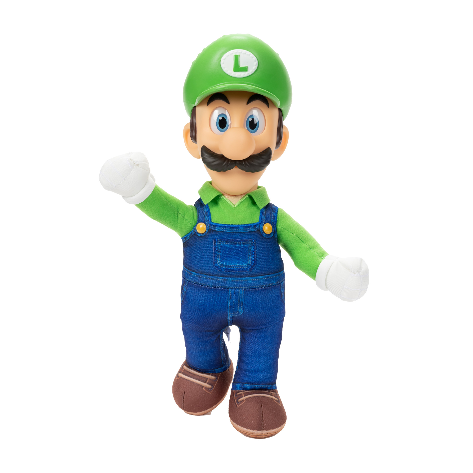 The Super Mario Bros. Movie 15" Posable Plush Luigi