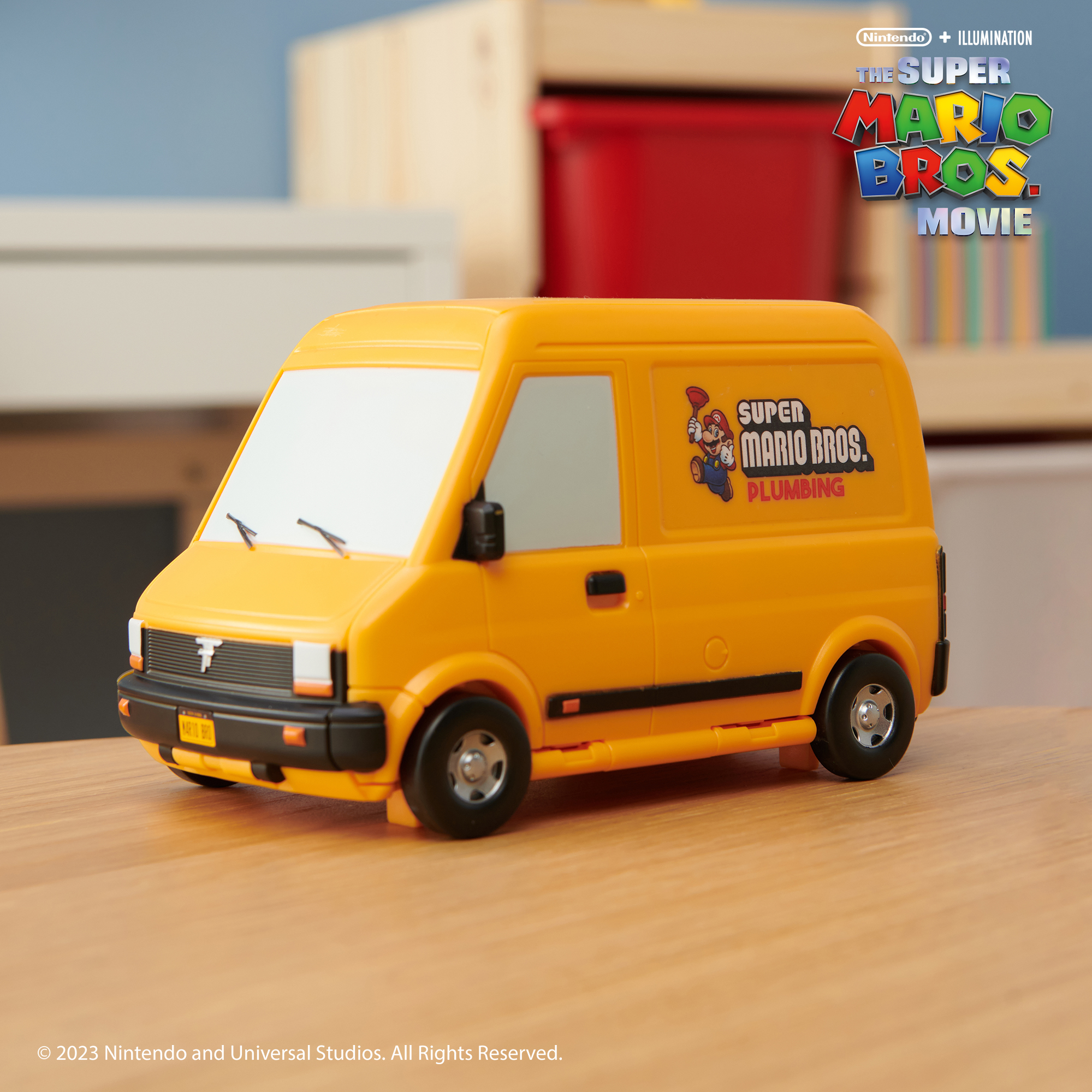 Van Playset with 1.25” Mini Mario Figure