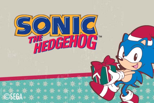 Sonic the Hedgehog holiday mobile banner