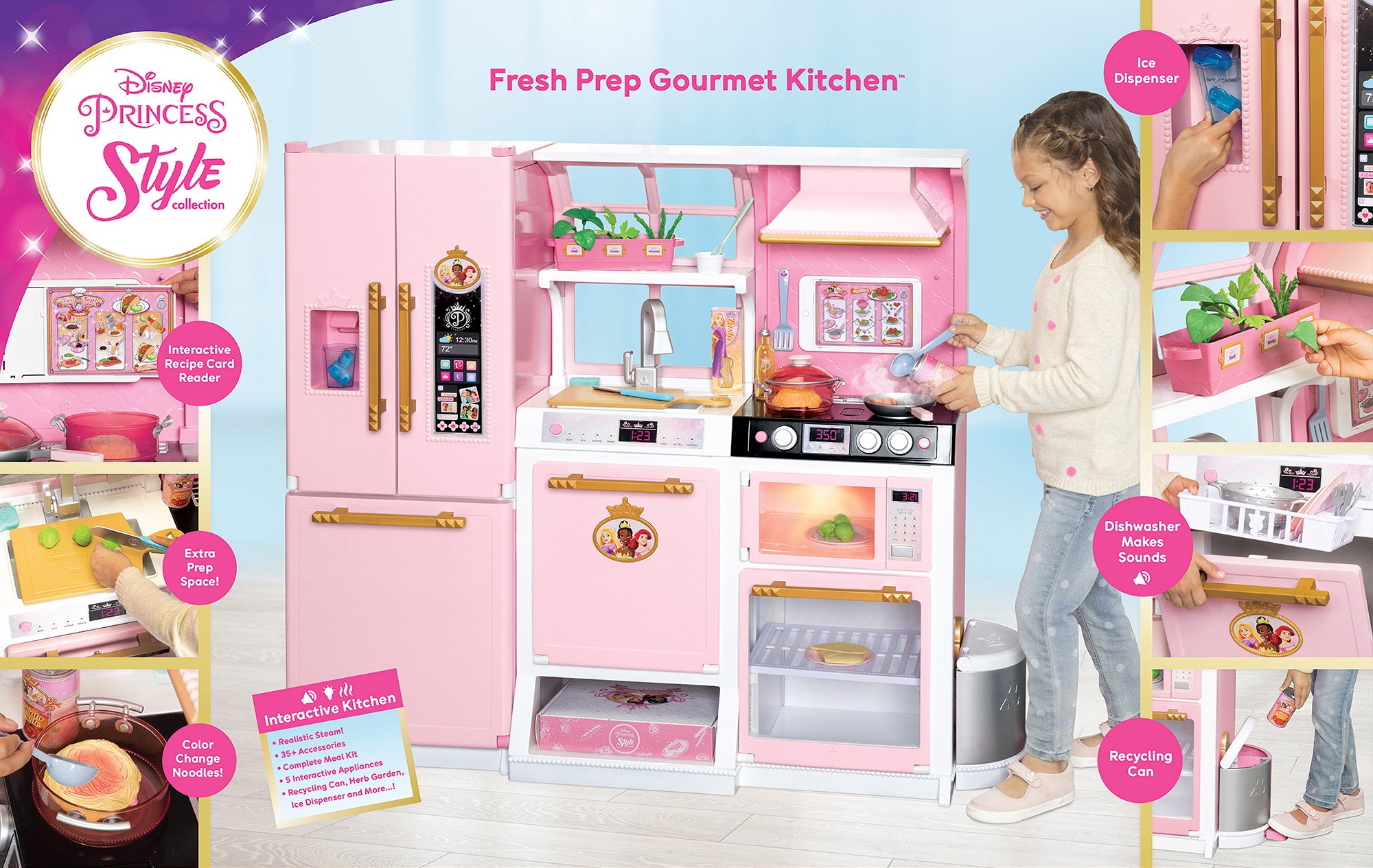 Disney Princess Style Collection Fresh Prep Gourmet Kitchen- How To Build  Demo Video