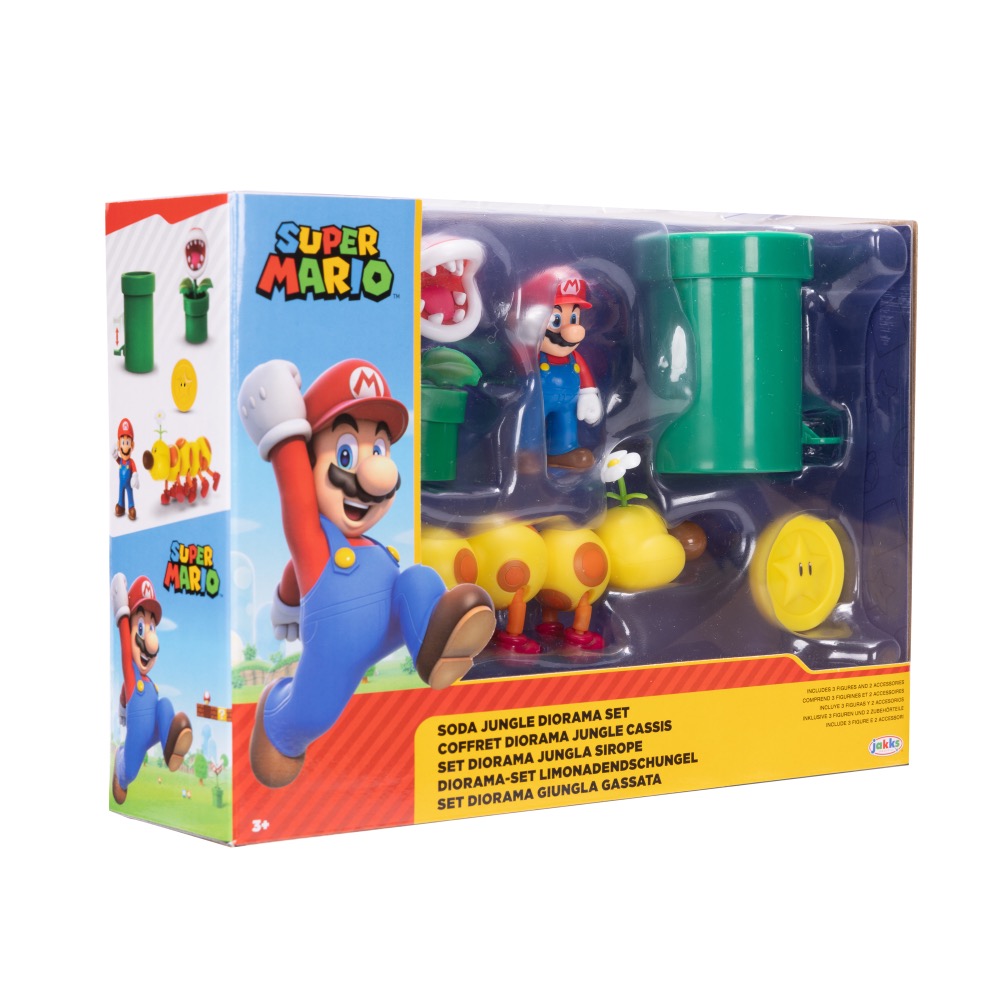 Super Mario Soda Jungle Diorama