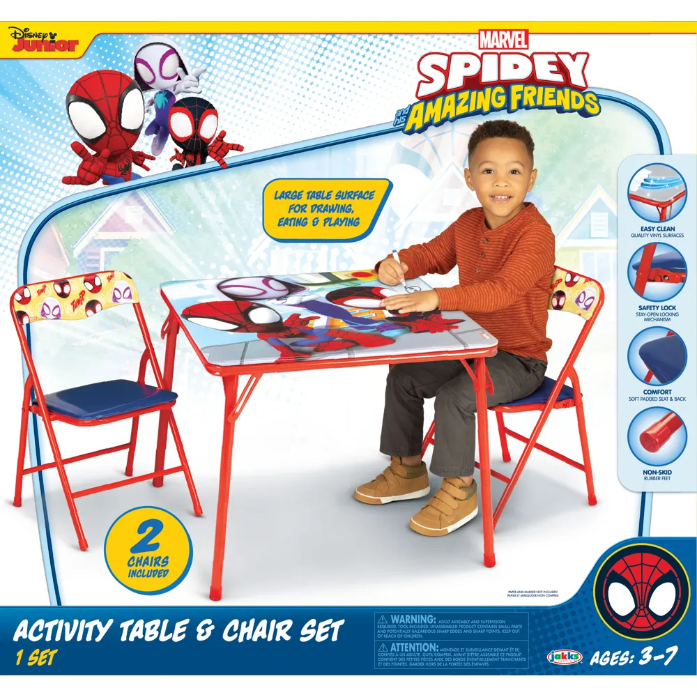 Spider-Man Activity Table and Chairs Set