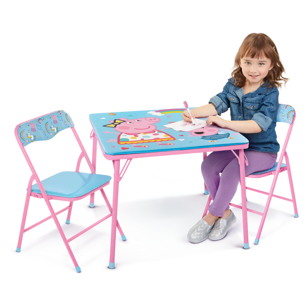 Peppa Pig Activity Table and Chairs Set