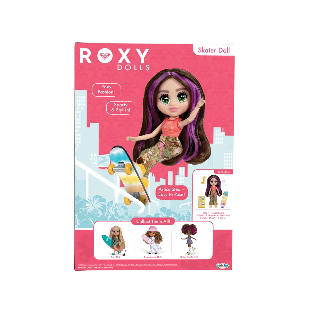 Roxy Skateboard Fashion Doll