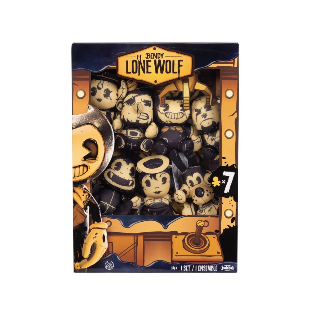 Lone Wolf Crane Game Mini Plush Set