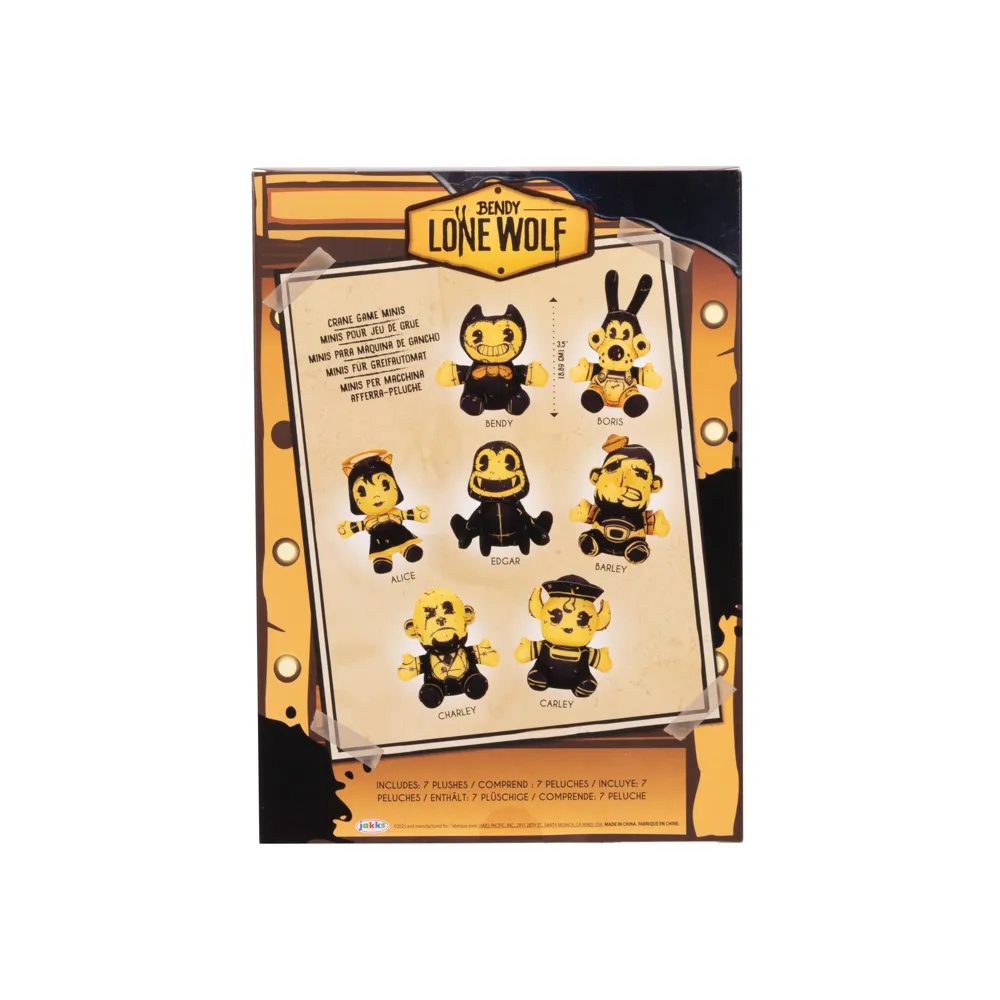Lone Wolf Crane Game Mini Plush Set