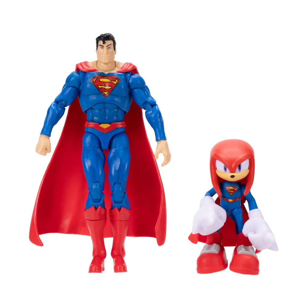 Knuckles as Superman & Superman 2.5/5-inch Figures Multipack