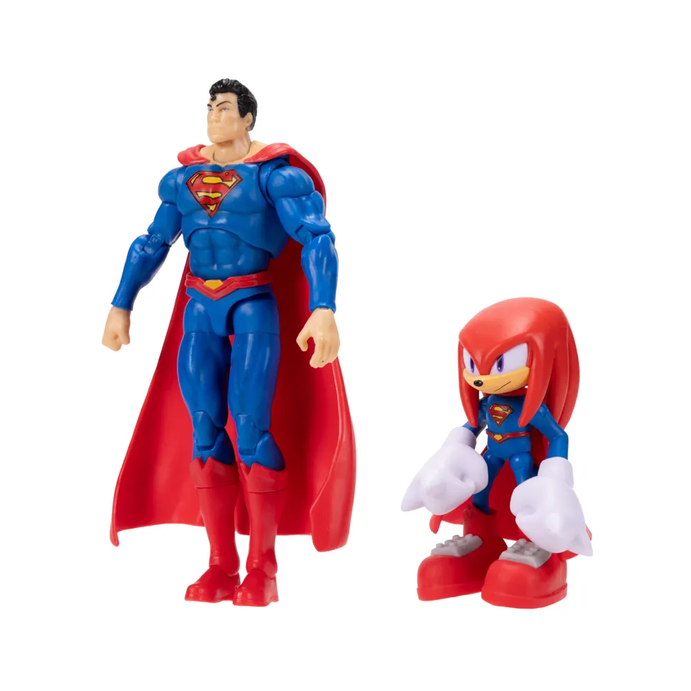 Knuckles as Superman & Superman 2.5/5-inch Figures Multipack