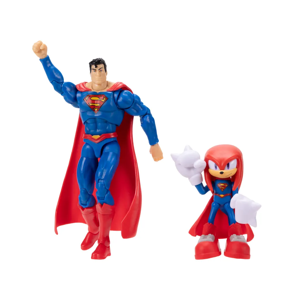 Knuckles as Superman & Superman 2.5/5-inch Figures Multipack
