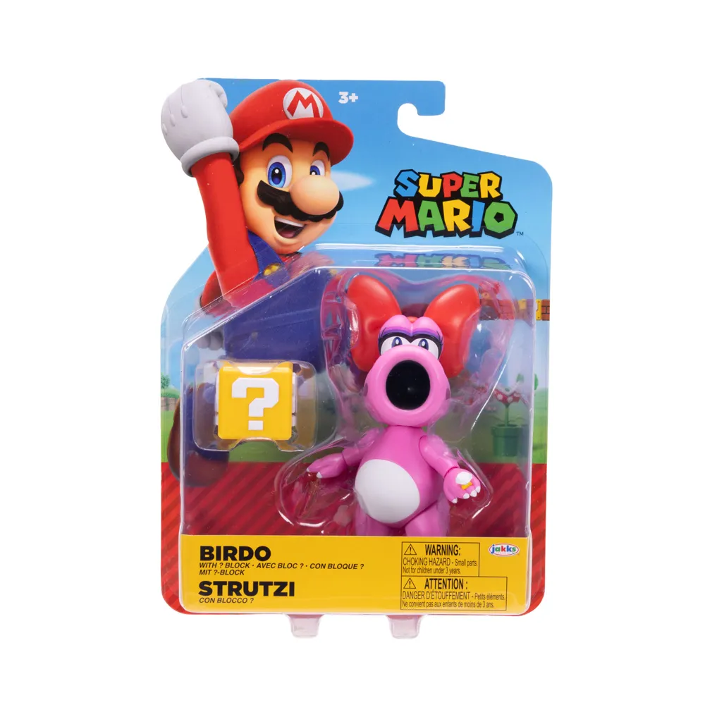 Birdo 5-Inch Action Figure with Question Block