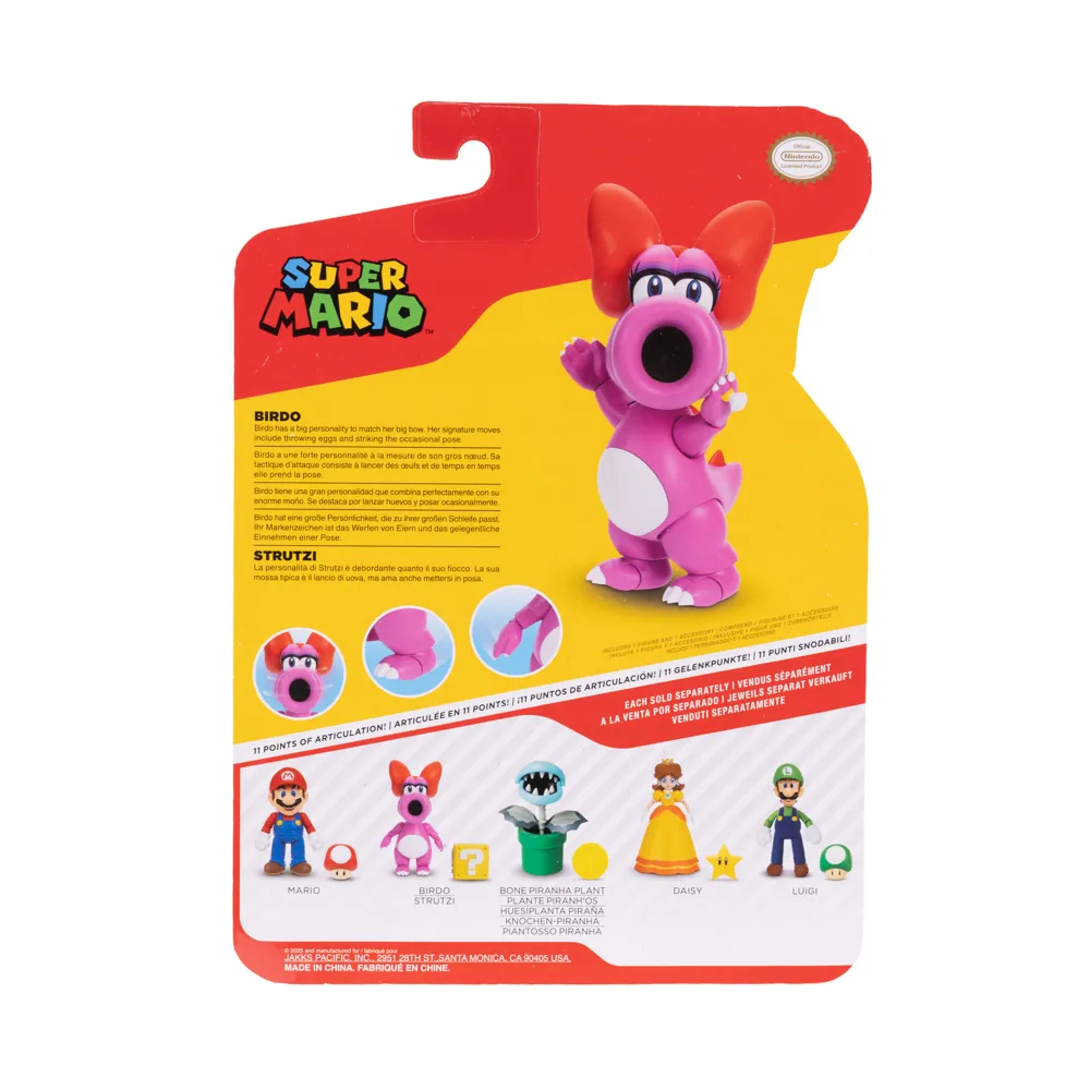 Birdo 5-Inch Action Figure with Question Block