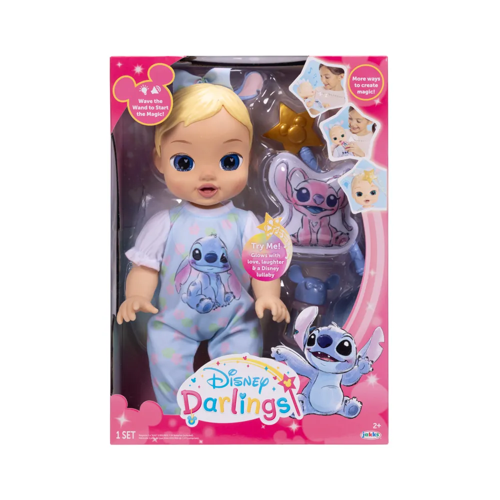 Stitch Deluxe Feature Doll—Blonde hair, blue eyes