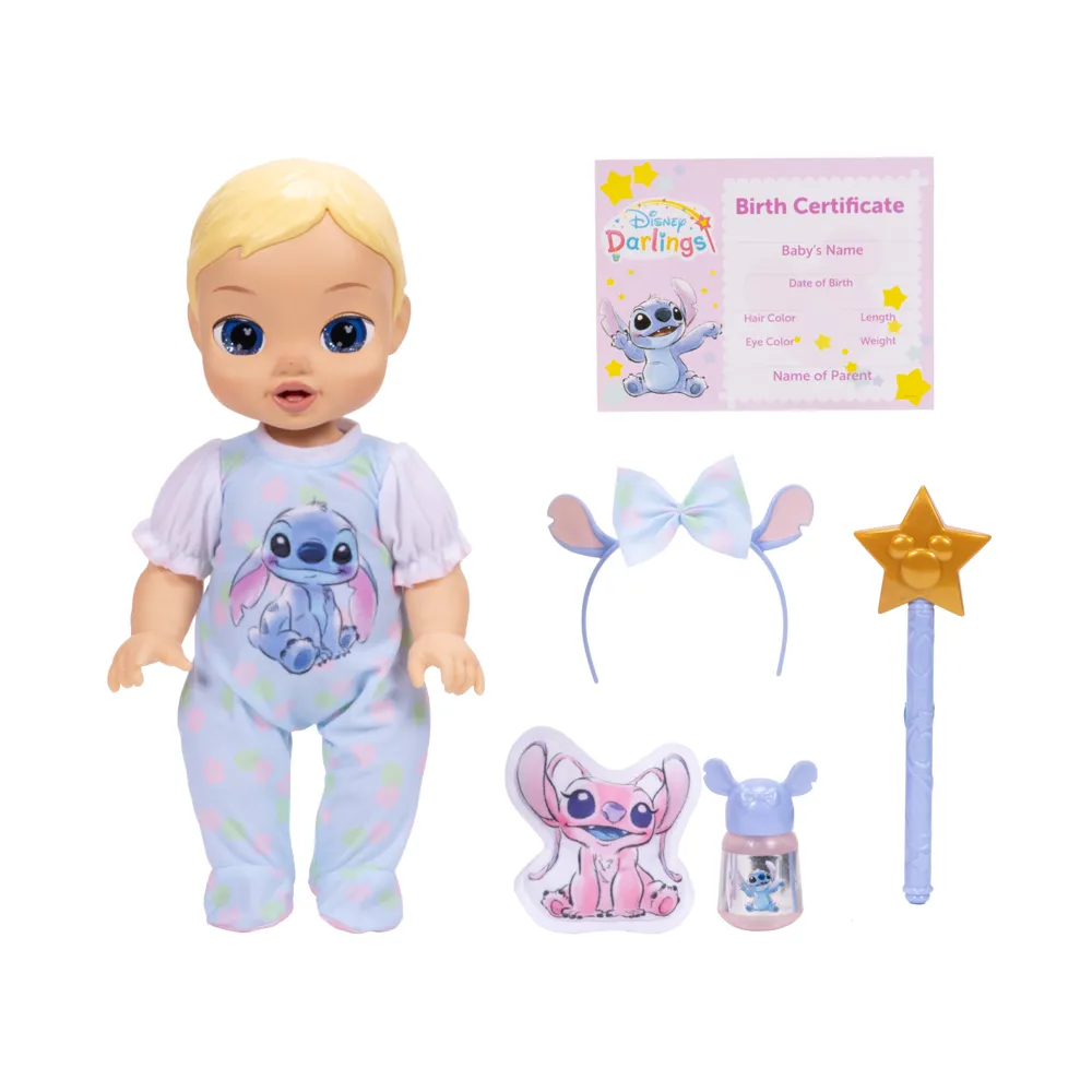 Stitch Deluxe Feature Doll—Blonde hair, blue eyes