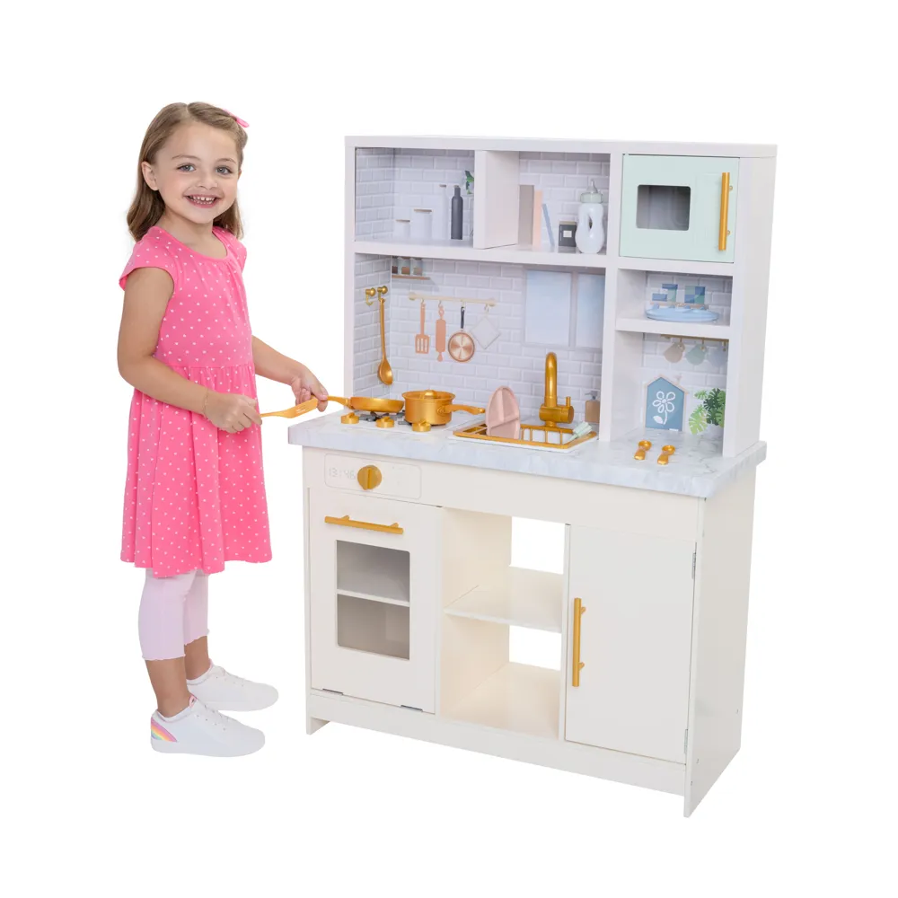 Wooden Kitchen Play Set