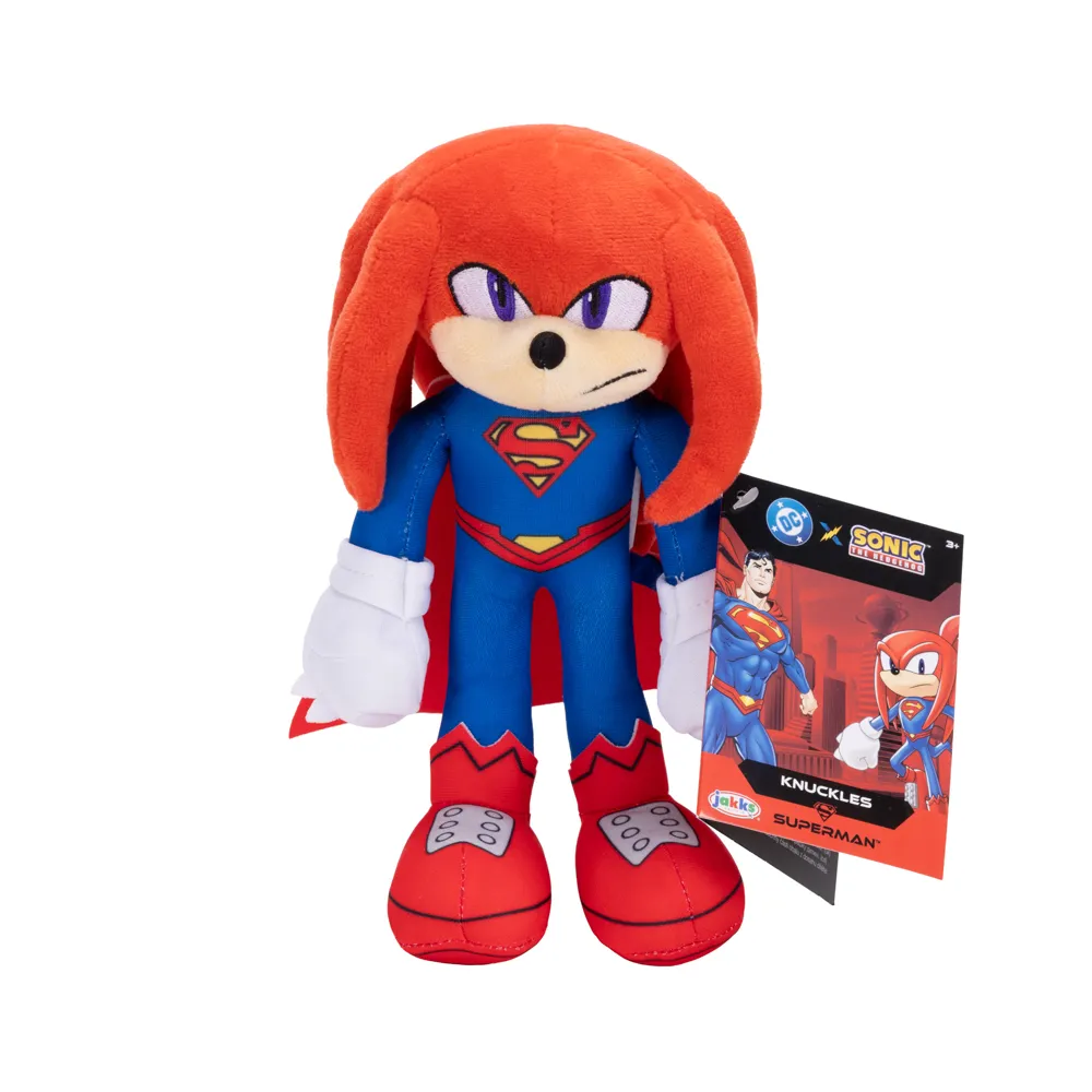 Knuckles as Superman 9-inch Plush