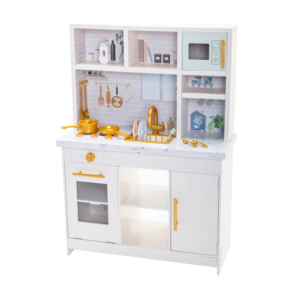 Wooden Kitchen Play Set