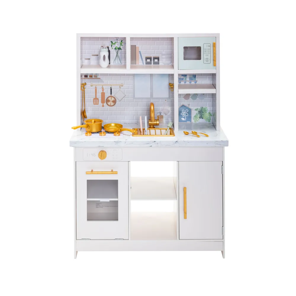 Wooden Kitchen Play Set - Image 4