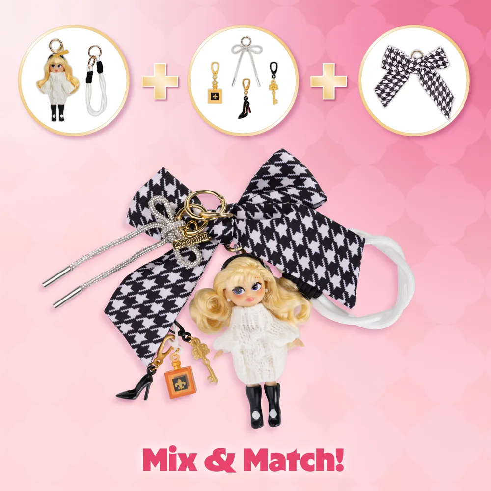 So Chic Bag Charm Set with Doll & Charm Accessories