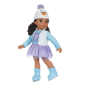 Inspired by Elsa 18-inch Doll with Ice Skater Outfit