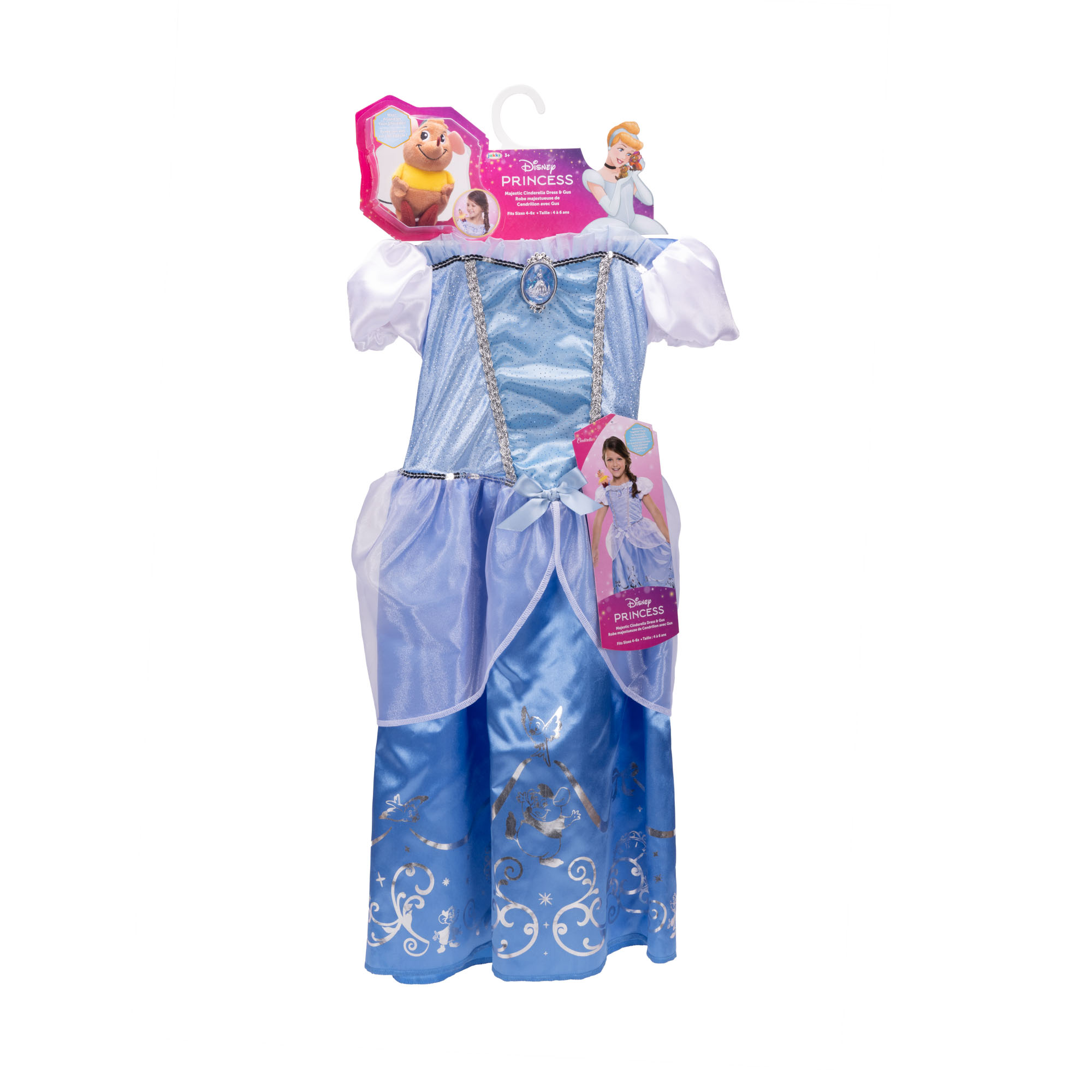 Disney Princess Majestic Cinderella Dress & Gus Figure - Image 2